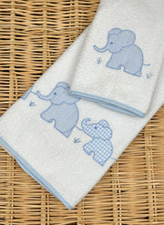 SET DI ASCIUGAMANI CON ELEFANTI