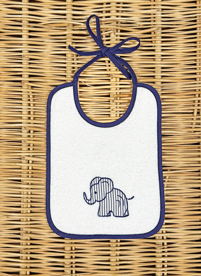 Bavaglino con elefantino in spugna