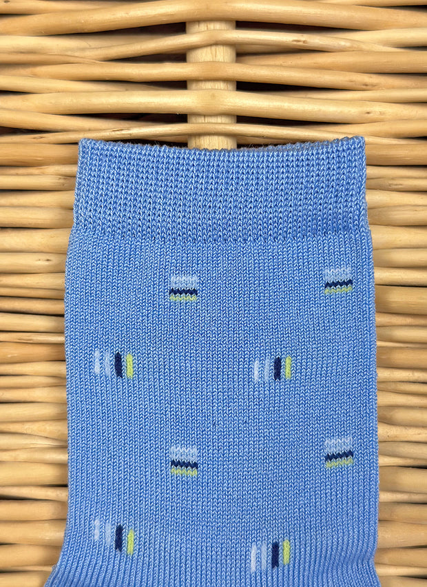 Geometric short socks baroni firenze detail