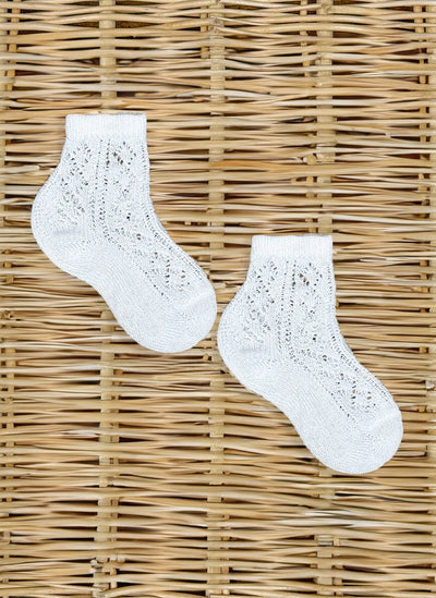 Short Socks Crochet - White