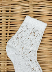 Short Socks Crochet - White