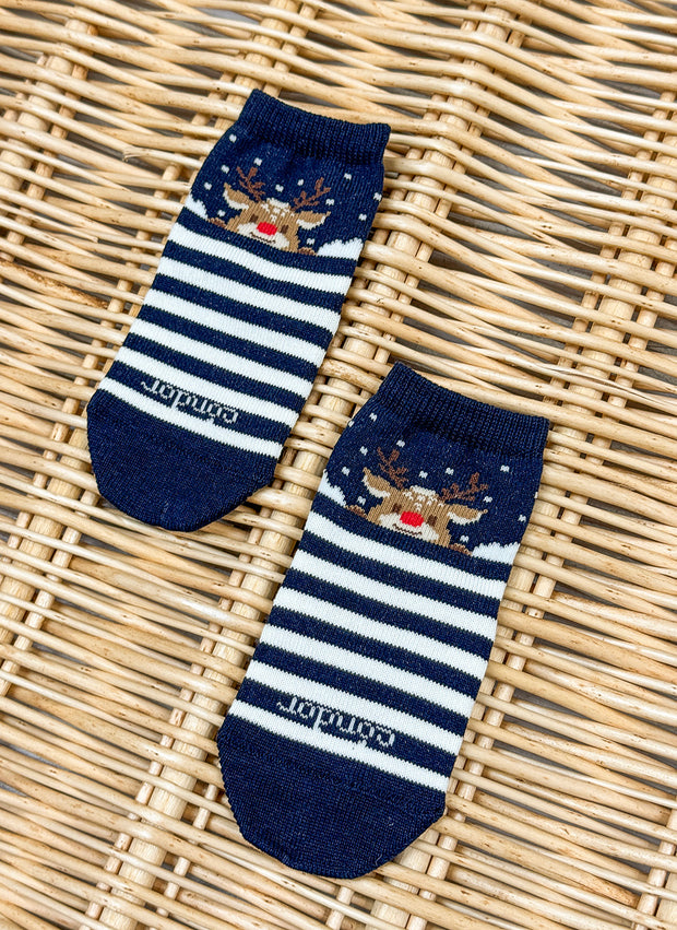 Reindeer Christmas Warm Cotton Socks