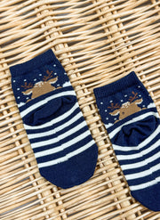 Reindeer Christmas Warm Cotton Socks