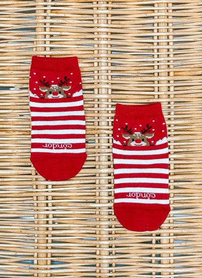 Reindeer Christmas Warm Cotton Socks