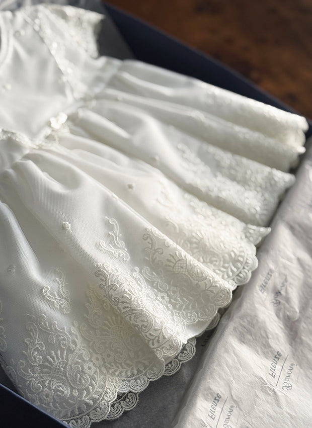 Lace Embroidered Christening/Presentation Dress