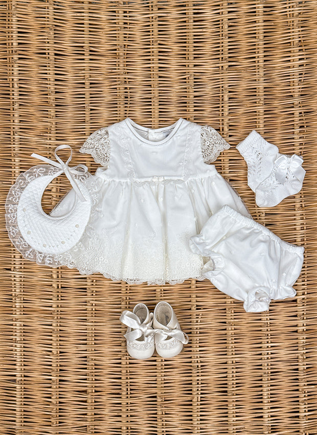 Lace Embroidered Christening/Presentation Dress