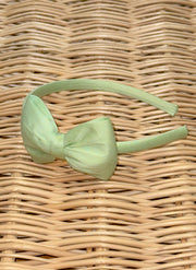 Big Bow Cotton Silk Hairband