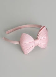 Big Bow Cotton Silk Hairband