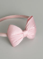 Big Bow Cotton Silk Hairband