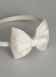 Big Bow Cotton Silk Hairband