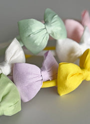 Big Bow Cotton Silk Hairband