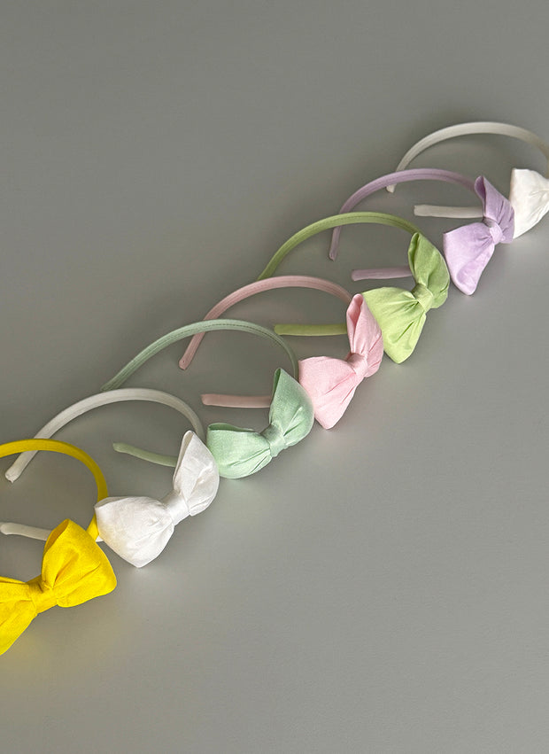 Big Bow Cotton Silk Hairband