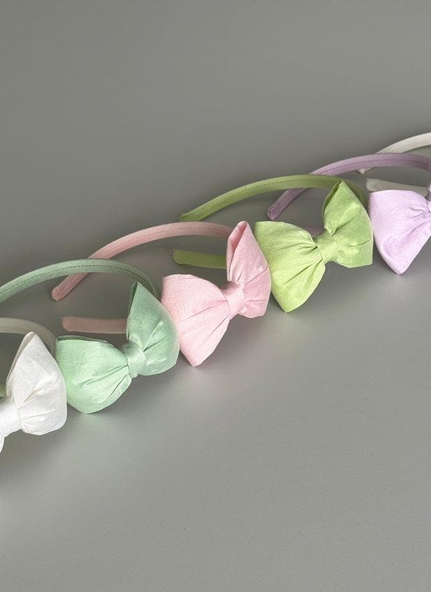 Big Bow Cotton Silk Hairband