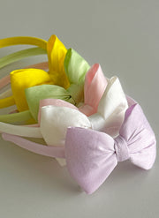 Big Bow Cotton Silk Hairband