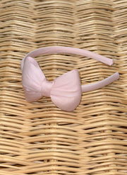 Big Bow Cotton Silk Hairband