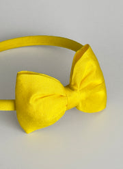 Big Bow Cotton Silk Hairband