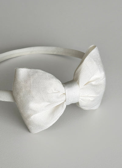 Big Bow Cotton Silk Hairband