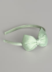 Big Bow Cotton Silk Hairband