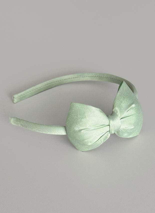 Big Bow Cotton Silk Hairband