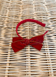 Velvet Hairband - Red