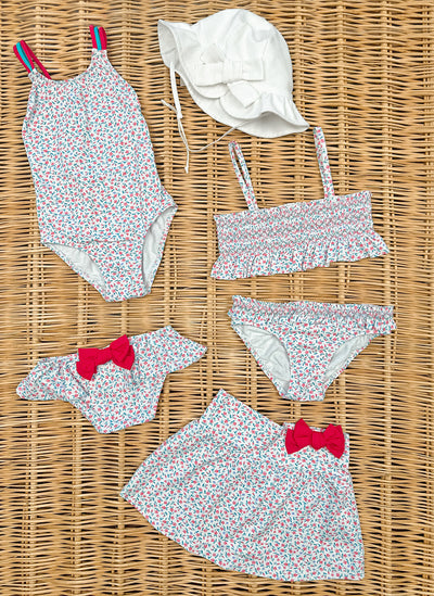 COSTUME INTERO a roselline con lacci