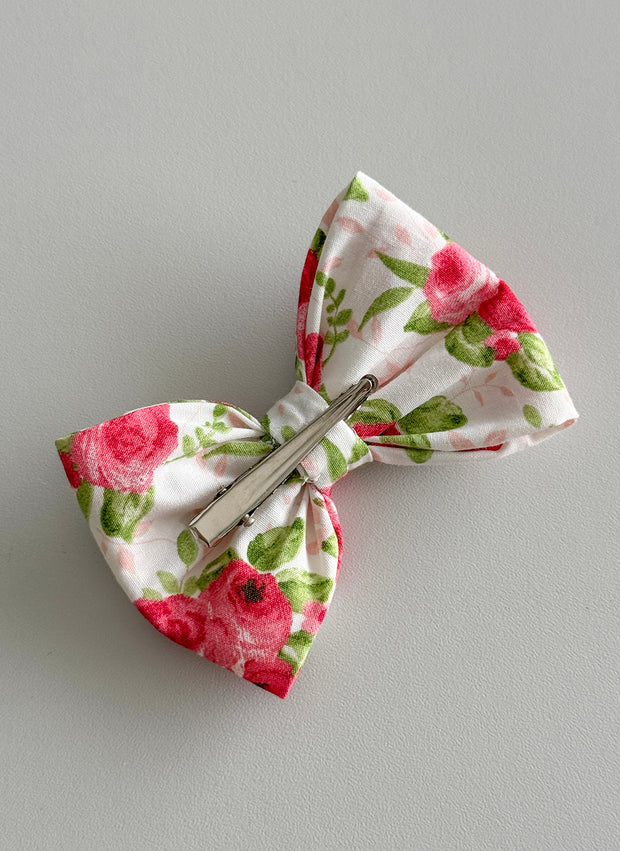 Roses Big Bow Clip