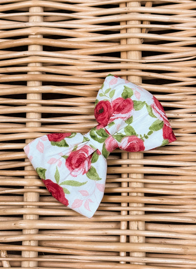 Roses Big Bow Clip