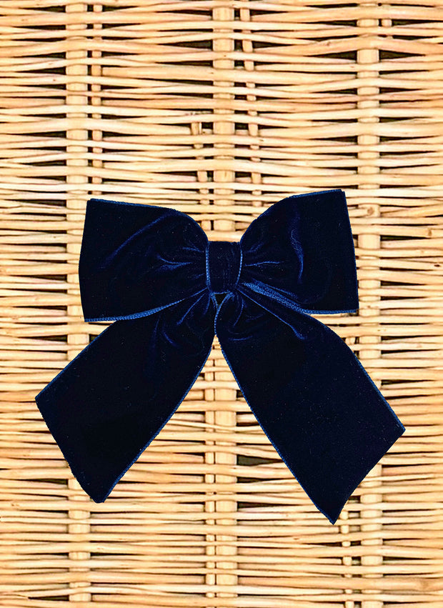 Big Bow Velvet Clip