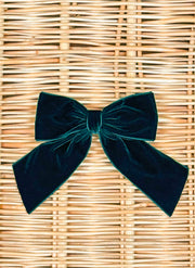 Big Bow Velvet Clip