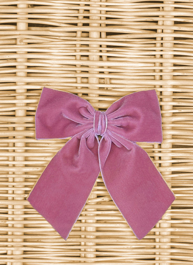 Big Bow Velvet Clip