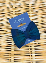 Pinza Tartan con fiocco