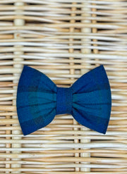 Tartan Big Bow Clip