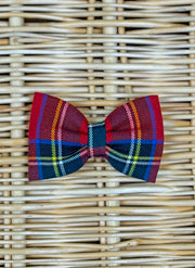 Pinza Tartan con fiocco