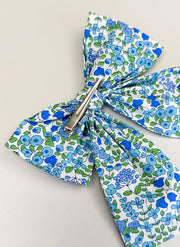 Big Bow Flowers Clip