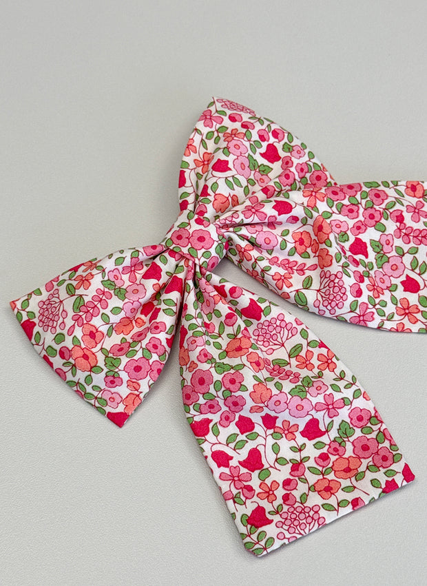 Big Bow Flowers Clip