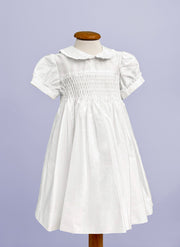 Handmade Smock Cotton Silk Dress