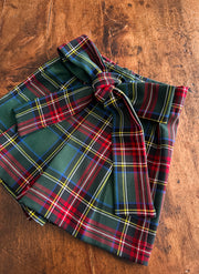 tartan shorts for girl