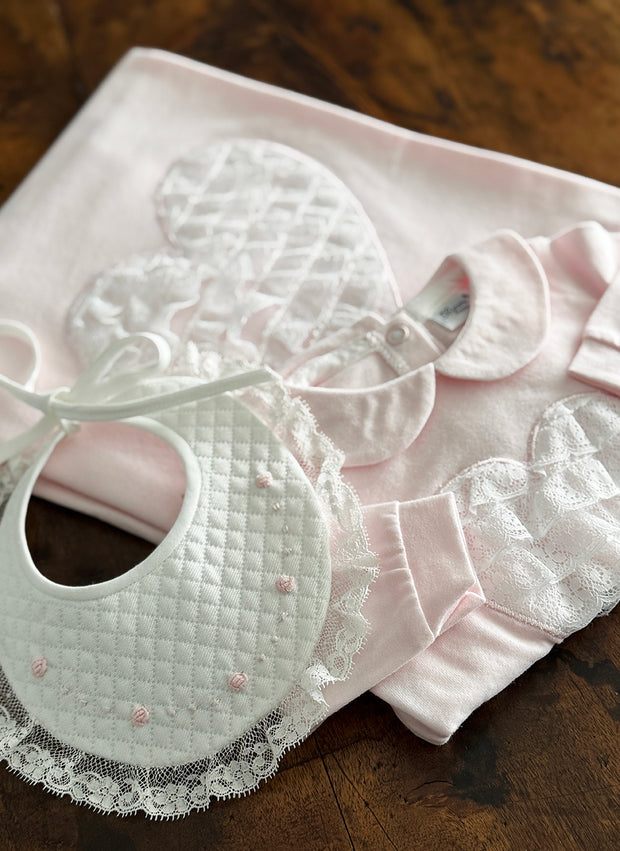 Tutina in Jersey Con Cuore in Pizzo