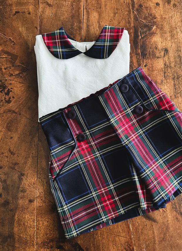 Tartan Shorts for Girls