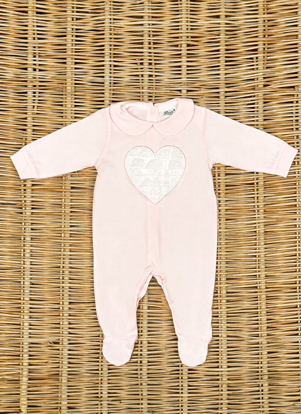 Set bimba in Jersey con dettaglio in Pizzo