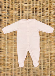 Set bimba in Jersey con dettaglio in Pizzo