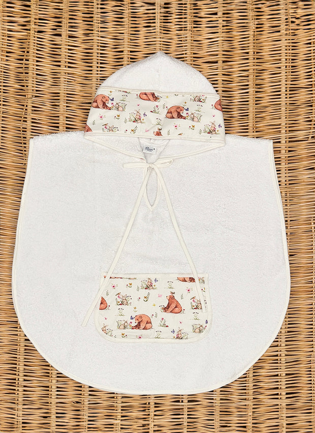 Baby Bath Poncho - Bears
