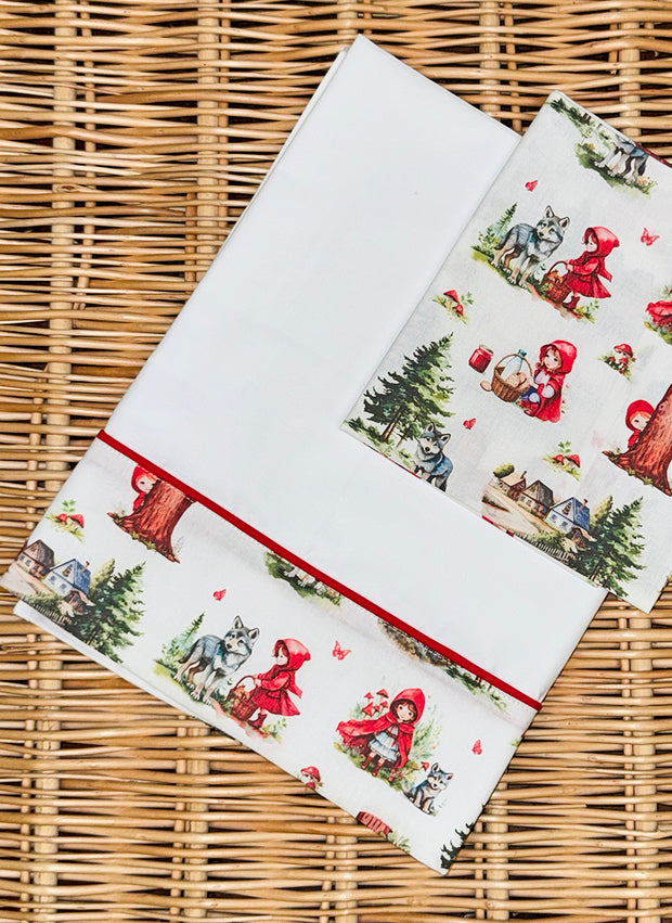 Set Lenzuola Per Bimbi - Cappuccetto Rosso