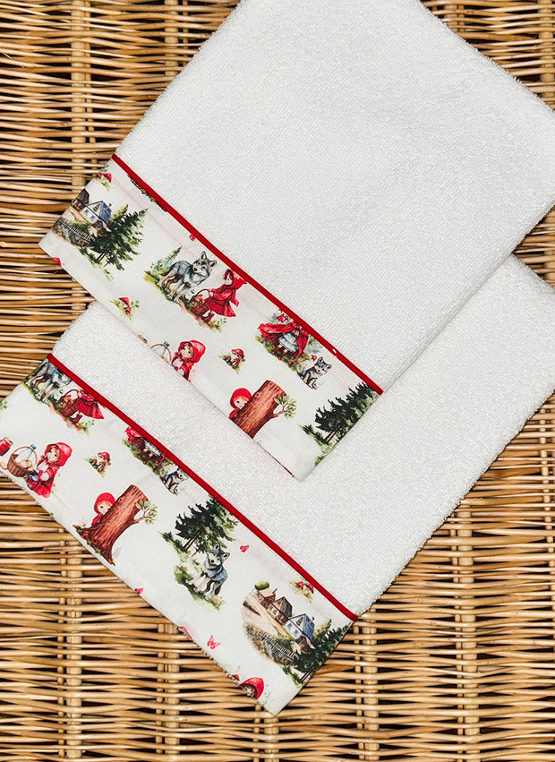 Towel Set For Children - Little Red Riding Hood