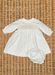 Flannel Dress With Smock