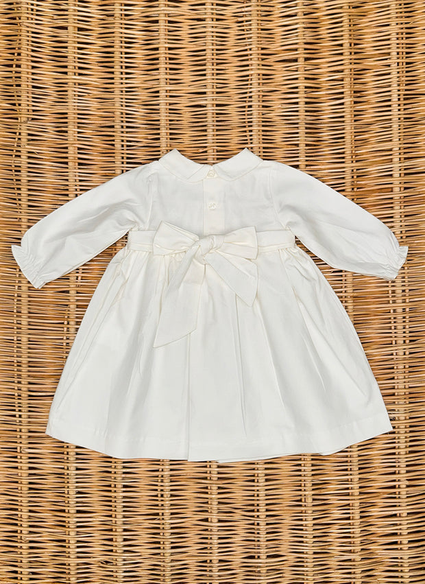 Flannel Dress With Smock