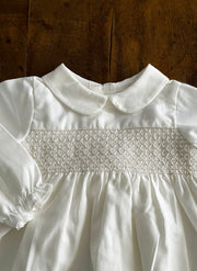 Flannel Dress With Smock