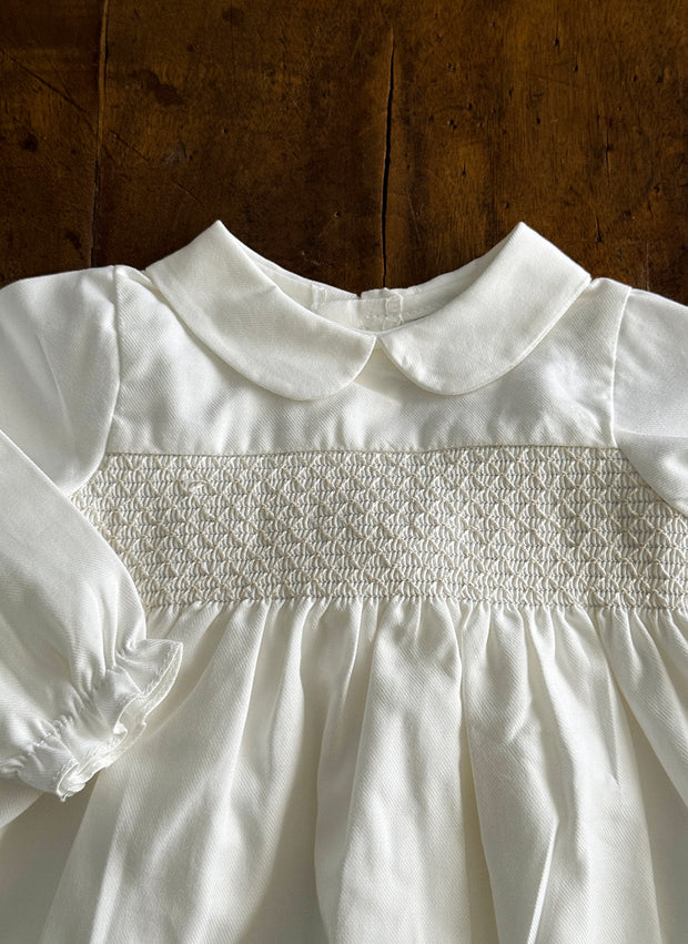 Flannel Dress With Smock