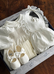 Smock dress for baby girls