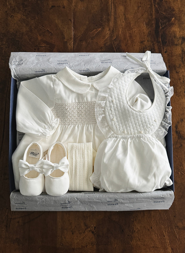 Flannel Dress With Smock